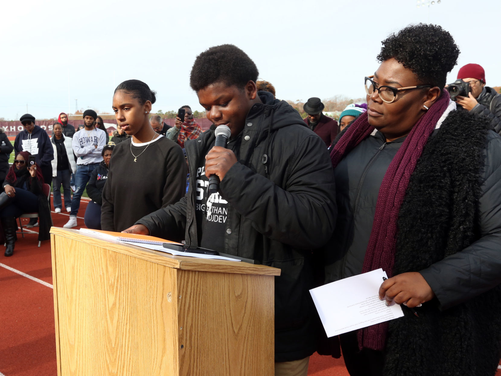 Pleasantville peace march